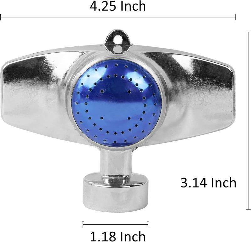 Hourleey 360 Degree Metal Spot Sprinkler, Lawn Sprinklers for Yard, Circle Pattern Sprinkler with Gentle Water Flow for Small Area Yard Lawn Garden Watering, Coverage Up to 30FT (4) - Image 2